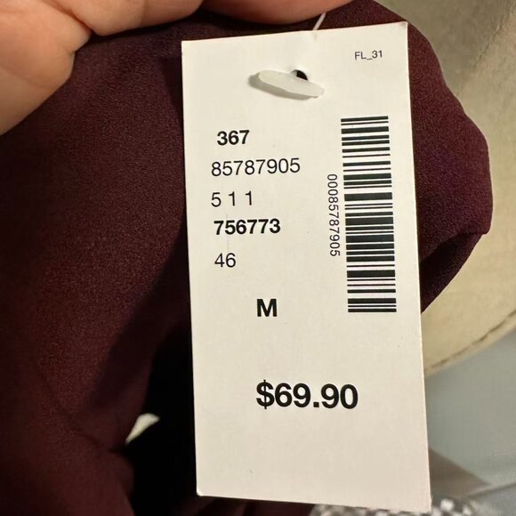 RW&CO. TIE-NECK CHIFFON BLOUSE fits（M/S) - Picture 14 of 14